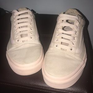Vans Peach Blush Mono Canvas Old Skool